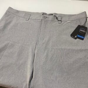 Travis Mathew Men's‎ Size 40 Beck Golf Shorts Light Grey Stretch Waistband  NEW
